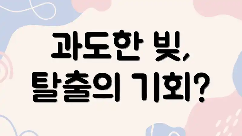 과도한 빚, 탈출의 기회?