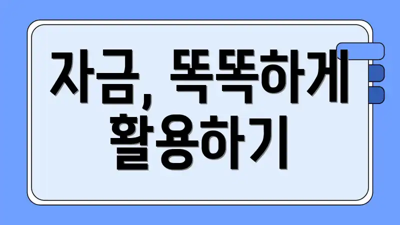 자금, 똑똑하게 활용하기