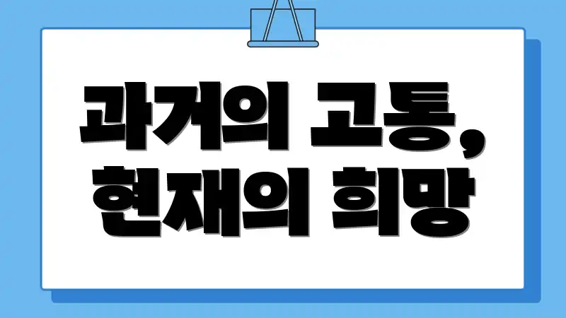 과거의 고통, 현재의 희망